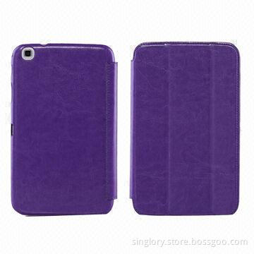 Stand Leather Case for Samsung Galaxy Tab 3 8.0